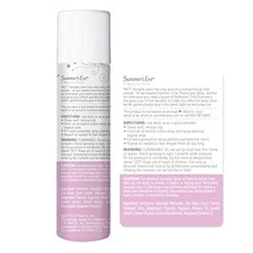 Summer's Eve Freshening Spray Deodorant, 2 oz, Island Splash (Pack of 5)