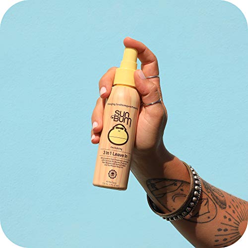 Sun Bum Revitalizing 3 in 1 Leave-In Conditioner Spray Detangler | Anti Frizz...