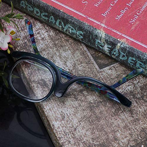 Sun Kea Universal Presbyopic Glasses Flip-up Lens Make up Glasses Folding Mag...