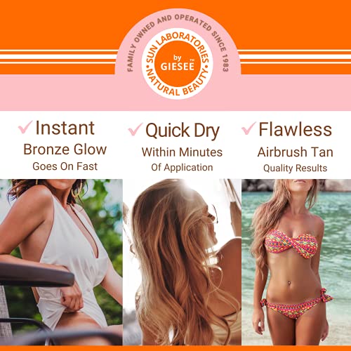 Sun Laboratories Self Tanner Micro Mist, Sunless Tanning, Ultra Dark, 2-Pack