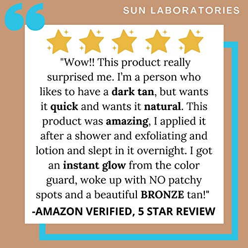 Sun Laboratories Ultra Dark Self-Tanning Lotion for Body and Face - Sunless T...