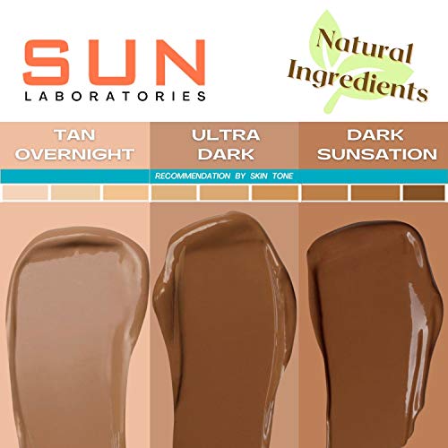 Sun Laboratories Ultra Dark Self-Tanning Lotion for Body and Face - Sunless T...