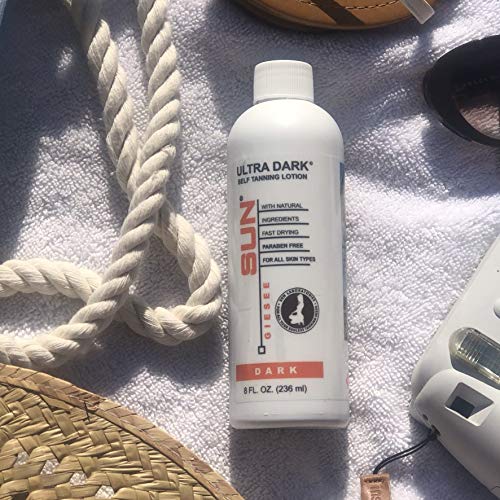 Sun Laboratories Ultra Dark Self-Tanning Lotion for Body and Face - Sunless T...