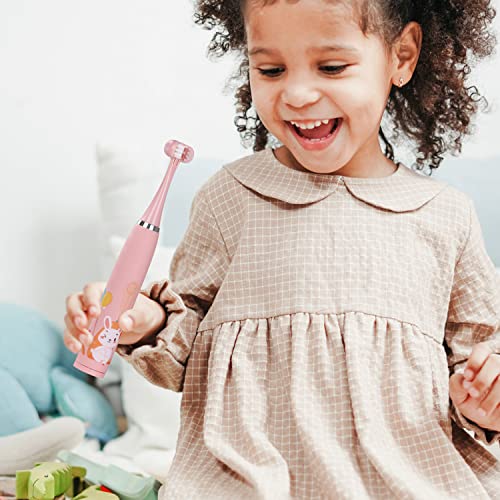 Sunartec Kids Rechargeable Electric Toothbrush, Six Sided Sonic Sensory Tooth...