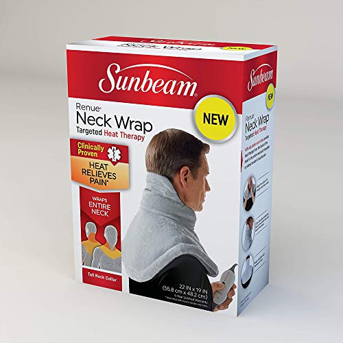 Sunbeam Heating Pad for Neck & Shoulder Pain Relief | Standard Size Renue, 4 ...
