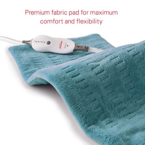 Sunbeam, Heating Pad for Pain Relief XL King Size SoftTouch 4 Heat Settings w...