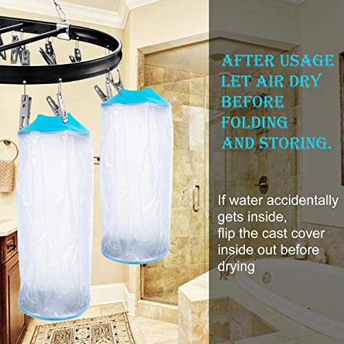 Knee Cast Cover for Shower Waterproof Bandage Cast Protector for Knee Replace...