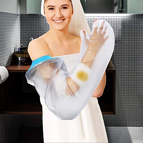 Waterproof Arm Cast Cover for Shower Adult Long full Protector Cover Soft Com...