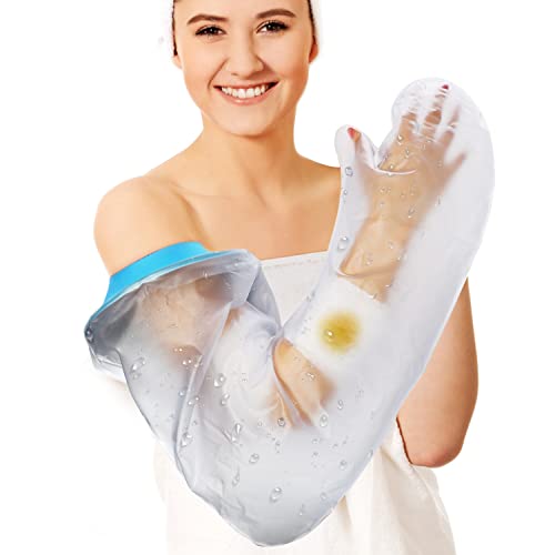 Waterproof Arm Cast Cover for Shower Adult Long full Protector Cover Soft Com...