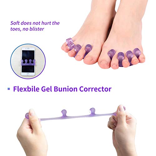 Toe Separators for Nail Polish,Pedicure Toe Spacers,Toe Separators Use for Se...