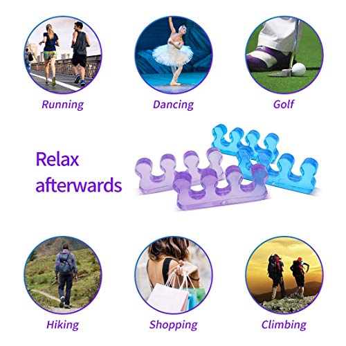 Toe Separators for Nail Polish,Pedicure Toe Spacers,Toe Separators Use for Se...