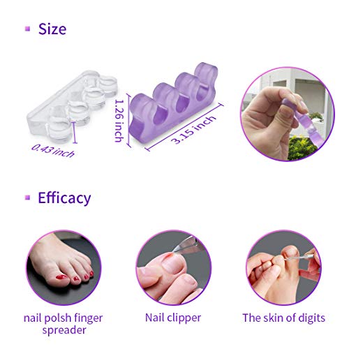 Toe Separators for Nail Polish,Toe Separators Pedicure,Toe Separators use for...