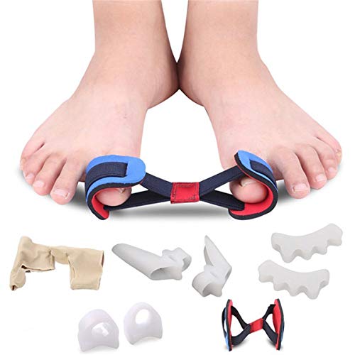 Bunion Corrector and Bunion Pain Relief Kit, Gel Bunion Pads & Sleeve, Toe Se...