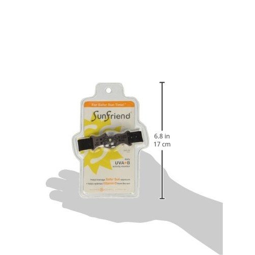 SunFriend Personal UV Monitor, Black