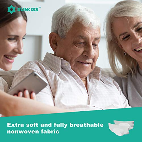 SUNKISS TrustPlus Adult Diapers with Maximum Absorbency, Disposable Incontine...