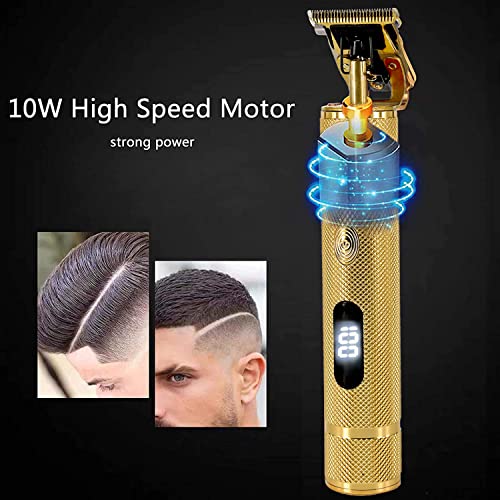 Professional Cordless Hair Trimmer, SUNKLOOF Hair Clippers for Men 0mm Baldhe...
