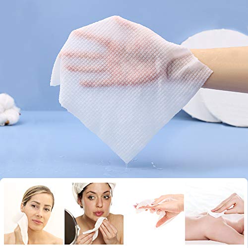 SUNLAND Cotton Dry Wipes Disposable Face Towel Soft Cotton Tissue For Sensiti...