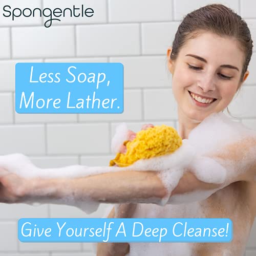 Spongentle Ultra Soft Body Loofah Sponge, for Bath and Shower, Multiple Textu...