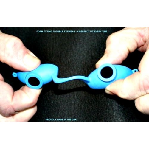 Tanning Bed Eyewear Sunnies Flexible EVO FLEX Goggles BLUE