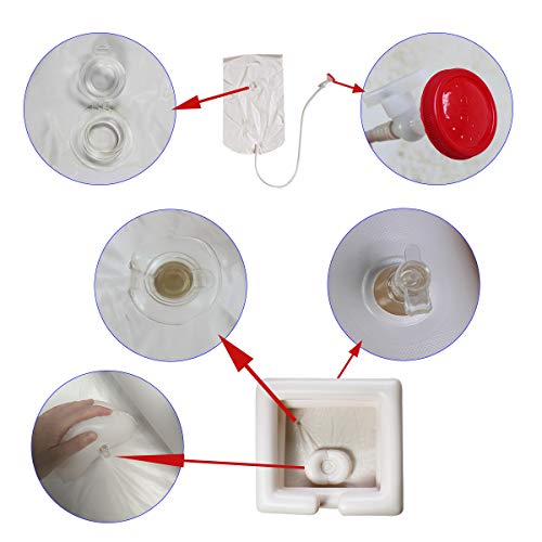 Portable Shampoo Bowl, Inflatable Bedside Shampoo Basin set, Hair Cuts and Ha...