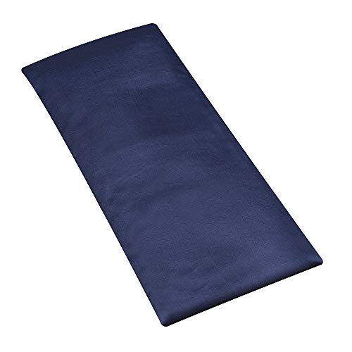 Unscented Low-Luster Sateen Eye Pillows - Economy 4 Pack - Flaxseed - Removab...