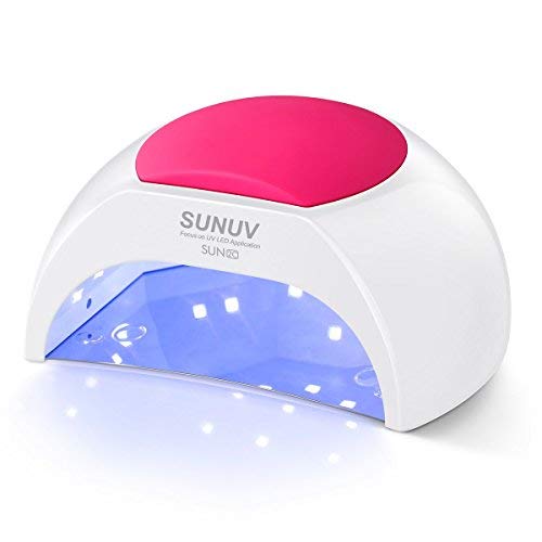 Gel UV Nail Lamp, SUNUV 48W UV LED Nail Dryer Light for Gel Nails Polish Mani...