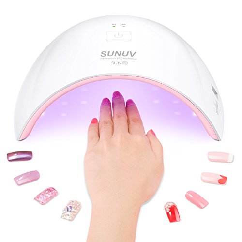 UV LED Nail Lamp, SUNUV Gel UV Light Nail Dryer for Gel Nail Polish Curing La...