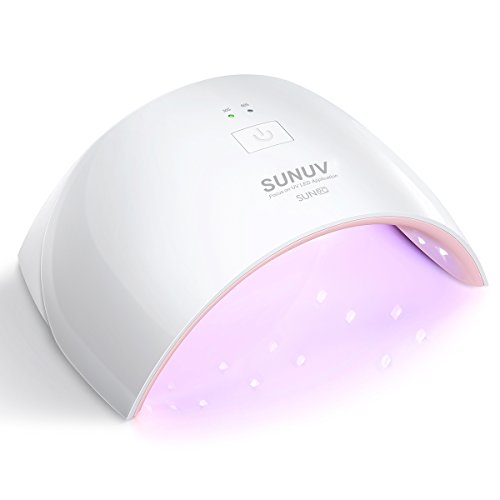 UV LED Nail Lamp, SUNUV Gel UV Light Nail Dryer for Gel Nail Polish Curing La...