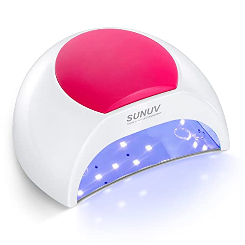 UV LED Nail Lamp, SUNUV Gel UV Nail Lamp, Gel Nail Light for Nail Polish, Nai...