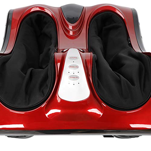 SUPER DEAL Electric Foot Calf Leg Massager Shiatsu Kneading Rolling Massager ...