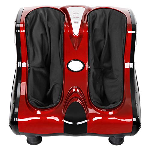 SUPER DEAL Electric Foot Calf Leg Massager Shiatsu Kneading Rolling Massager ...