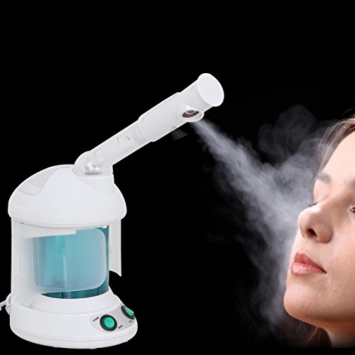 SUPER DEAL PRO 3 in 1 Multifunction Ozone Hair and Facial Steamer with Bonnet...