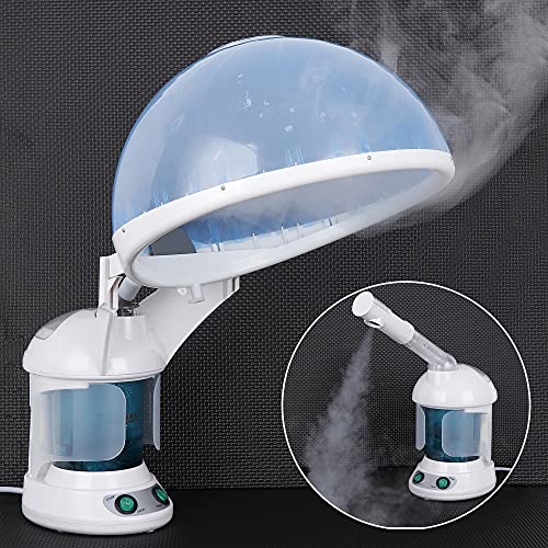 SUPER DEAL PRO 3 in 1 Multifunction Ozone Hair and Facial Steamer with Bonnet...