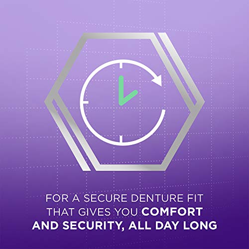 Super Poligrip Comfort Seal Denture and Partials Adhesive Strips, 40 Count (P...