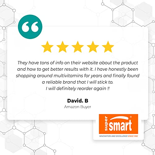 Supersmart - Biotin 10,000 mcg Per Day - Vitamin B7 Supplement - Nail & Hair ...