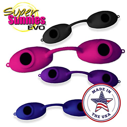 EVO FLEX by Super Sunnies UV Eye Protection FDA compliant Flexible Tanning Go...
