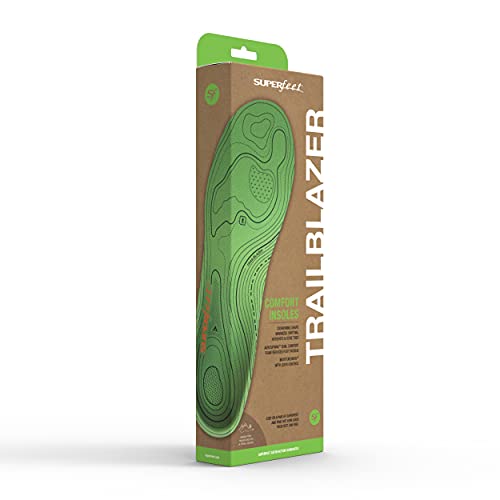 Superfeet Trailblazer Comfort Orthotic Inserts with Arch Support Hiking Boot ...