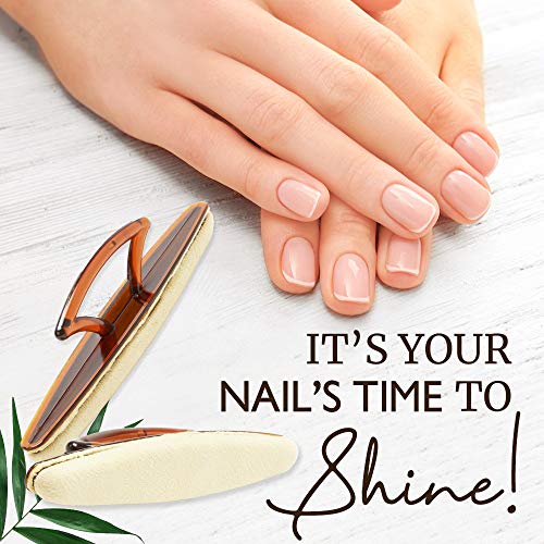 Winning Nails 7" Chamois Buffer, For Lustrous and Shiny Nails x 2 count