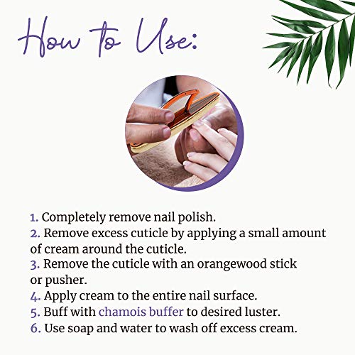 Winning Nails 7" Chamois Buffer, For Lustrous and Shiny Nails x 2 count