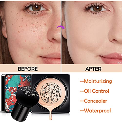 Air Cushion CC Cream Mushroom Head Foundation, SuperThinker Moisturizing BB C...