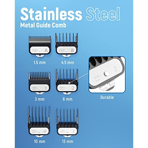 SUPRENT® Hair Clippers for Men, Professional Hair Cutting Kit & T-Blade Trimm...