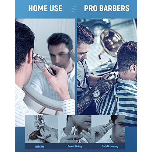 SUPRENT® Hair Clippers for Men, Professional Hair Cutting Kit & T-Blade Trimm...