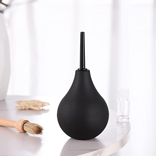 SUPVOX 224ml Ear Syringe Bulb Ear Suction Sucker Squeeze Ball Size L (Black)