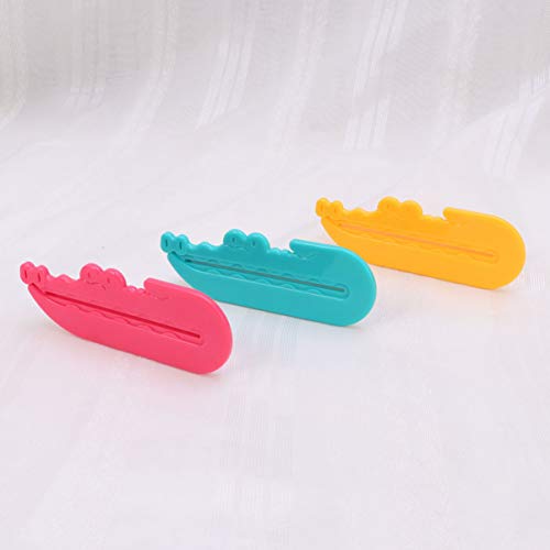 SUPVOX 3pcs Toothpaste Squeezer Dispenser Toothpaste Tube Clips Holder for Ba...