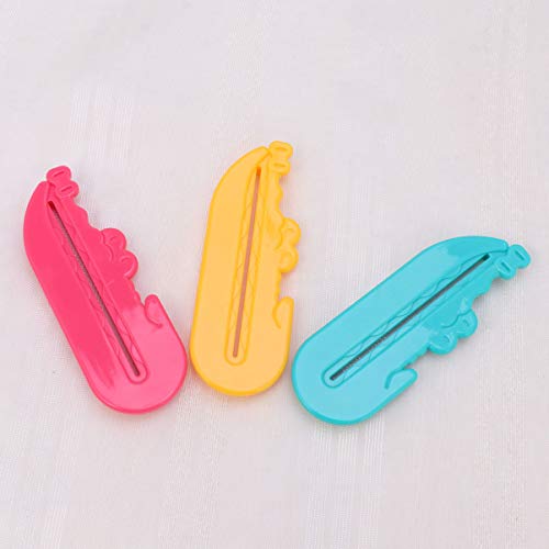SUPVOX 3pcs Toothpaste Squeezer Dispenser Toothpaste Tube Clips Holder for Ba...