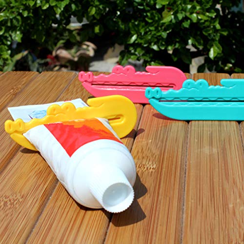 SUPVOX 3pcs Toothpaste Squeezer Dispenser Toothpaste Tube Clips Holder for Ba...