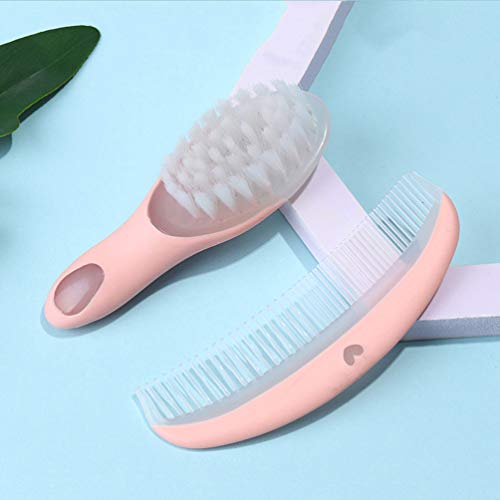 SUPVOX baby hair brush and comb set Scalp Grooming Massager for Newborns Infa...