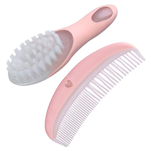 SUPVOX baby hair brush and comb set Scalp Grooming Massager for Newborns Infa...