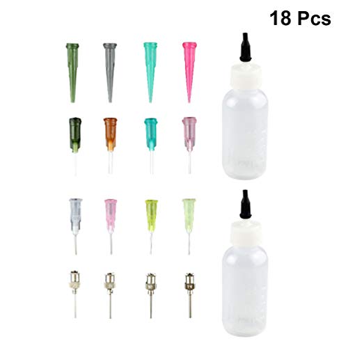 Supvox Tattoo Applicator Bottle Needle Tip Glue Temporary Henna Tattoo Kit Dr...