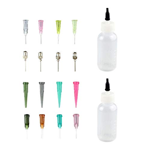 Supvox Tattoo Applicator Bottle Needle Tip Glue Temporary Henna Tattoo Kit Dr...